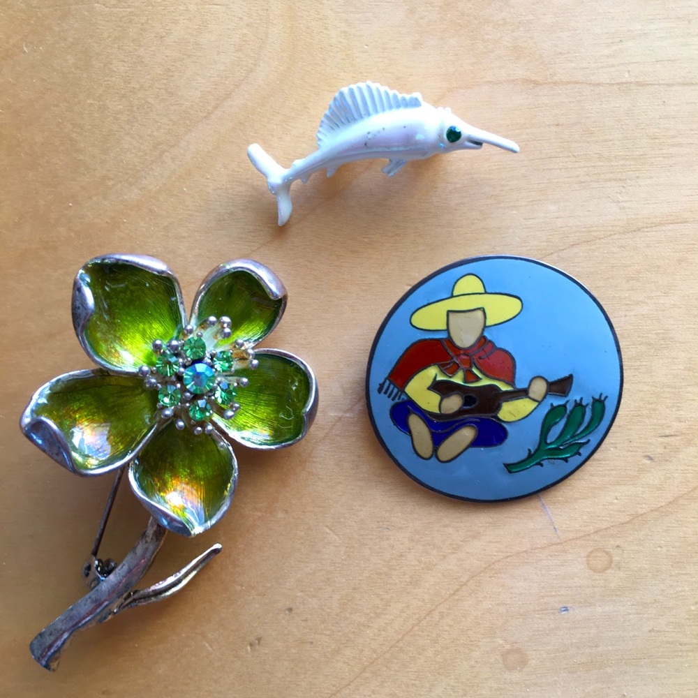 Vintage Sterling Women’s Pins- 3.